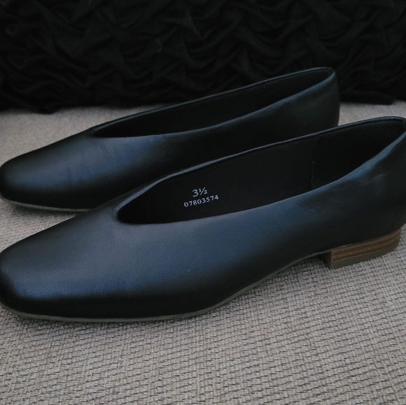 M & S COLLECTION GENUINE LEATHER BALLERINA FLATS - Picture 8 of 13